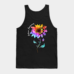 Autism Awareness Women Kids Mom Choose Kind Autism Tank Top